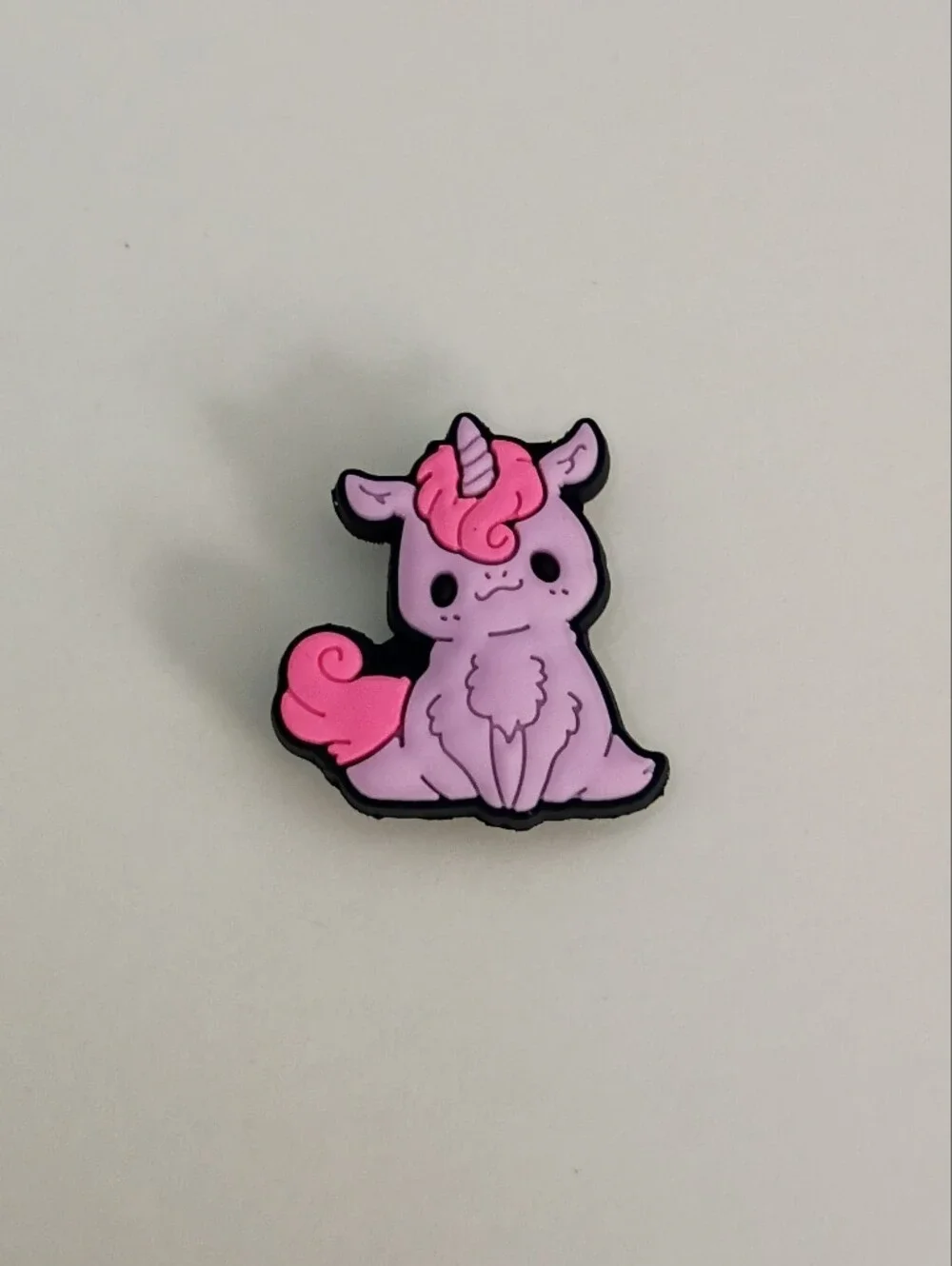 10 for $10 Jibbitz Croc Charms - Pink Unicorn With Pink Hair Mane & Tail 4